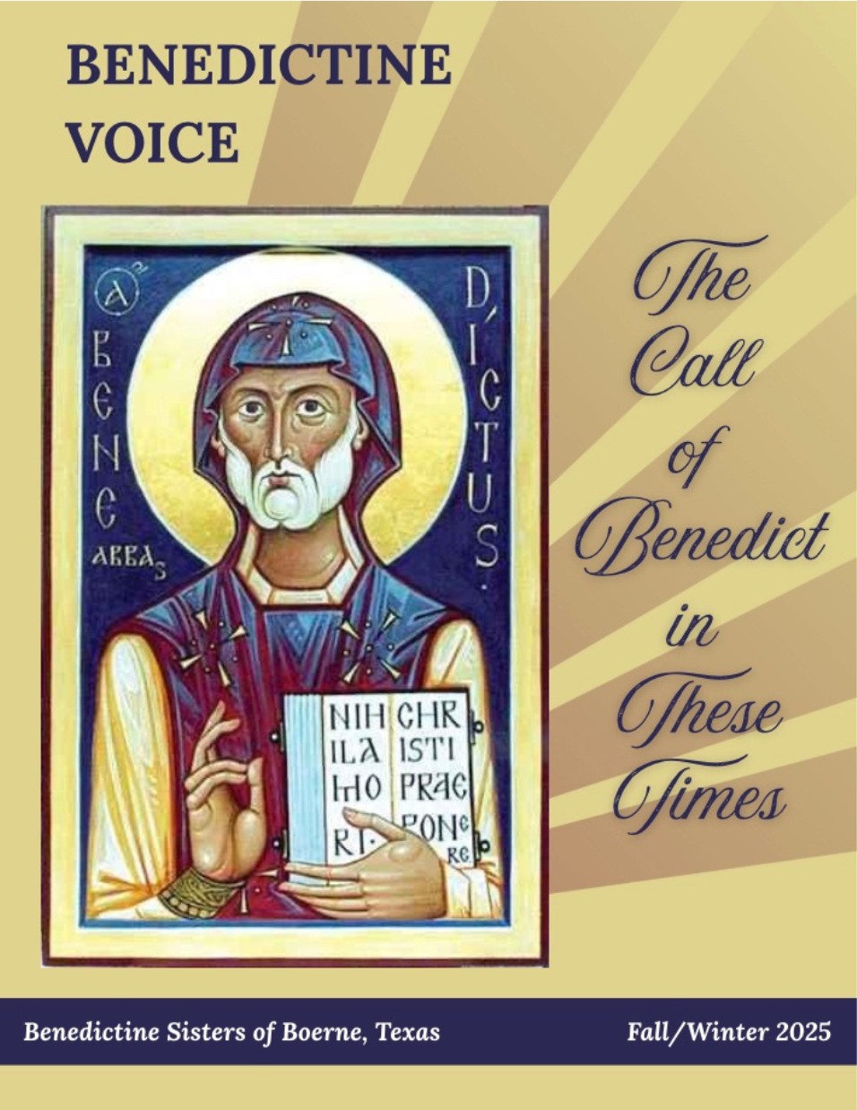Benedictine Voice Winter 2025 Newsletter
